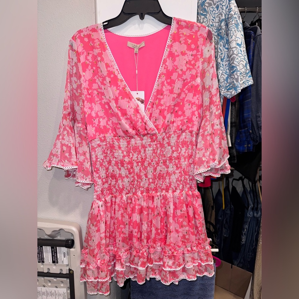 Nwt chelsea and violet pink mini dress